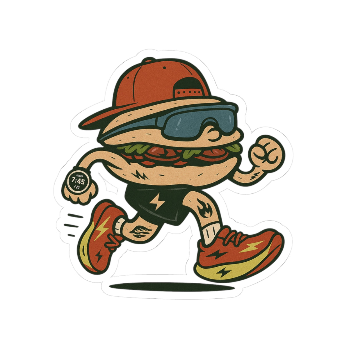 Running Torta Sticker